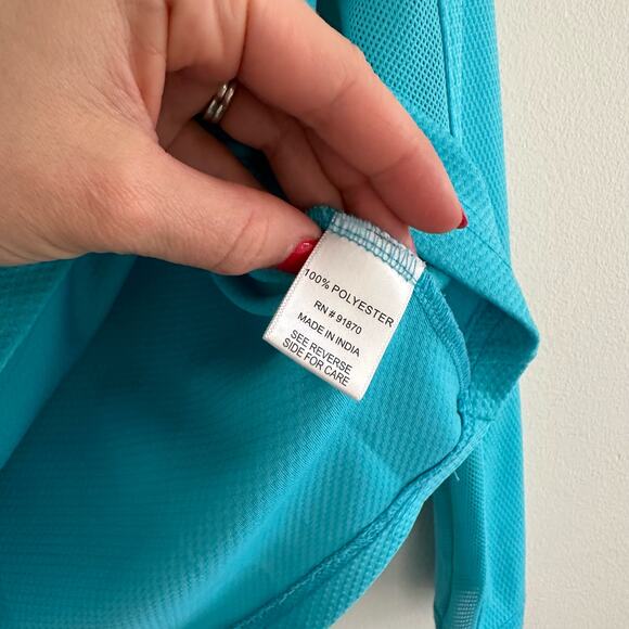Pebble Beach 1/2 Zip Pullover Activewear Jacket Blue XS - Picture 7 of 9